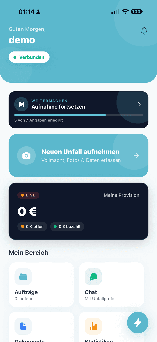 Unfallprofis Partner-App